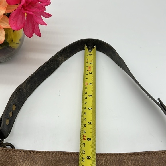 Montana West Two Tone Brown Shoulder Bag BRN6020C - Picture 8 of 16